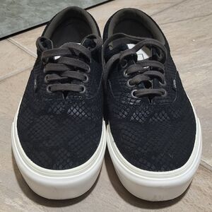 Snake Skin Platform Vans, Lightly Used